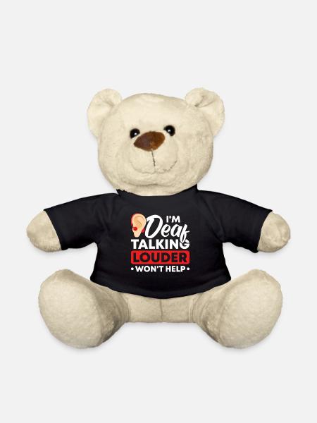 Langue des signes sourde Fierté sourde - Nounours - noir