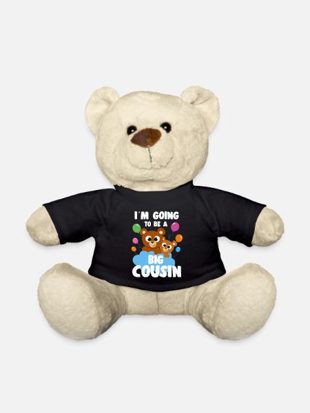 I'm Going To Be A Big Cousin baby announcement - Teddy - Schwarz