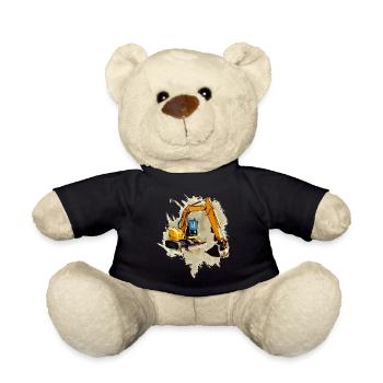 Schaufel-Bagger - Teddy - Schwarz - Vorne
