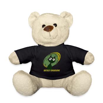 Schwindelgefühle Vintage Cartoon Katze - Teddy - Schwarz - Vorne