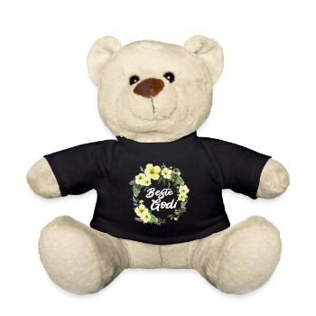 Wöd Godi beste Godi Taufpatin Österreich Taufe - Teddy - Schwarz - Vorne