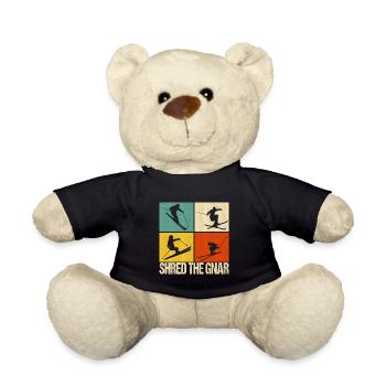 Skieur - Nounours - noir - Devant