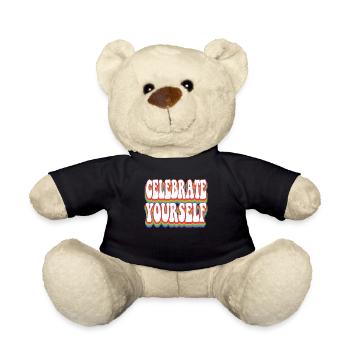 Célébrez-vous - Pride Rainbow LGBTQ+ - Nounours - noir - Devant