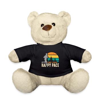 Trail Running Trouvez votre rythme heureux Retro Running - Nounours - noir - Devant