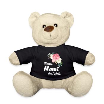 Beste Mama bestes Mami Schweiz Schweizer - Teddy - Schwarz - Vorne