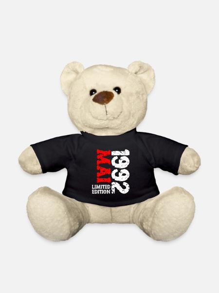 1992 Mai Limited Edition Geburtstag Geschenk - Teddy - Schwarz