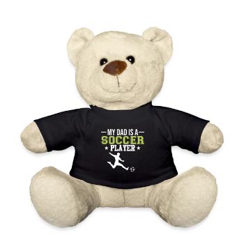 Graphique drôle d’entraîneur de football pour les joueurs de football - Nounours - noir - Devant