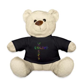Violent Words - Teddy Bear - black - Front