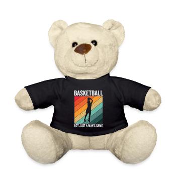 Internationaler Frauentag Basketball - Teddy - Schwarz - Vorne