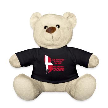 Ringkøbing Fjord Dänemark Flagge - Teddy - Schwarz - Vorne