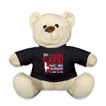 Ringkøbing Urlaub Flagge Dänemark - Teddy - Schwarz - Vorne