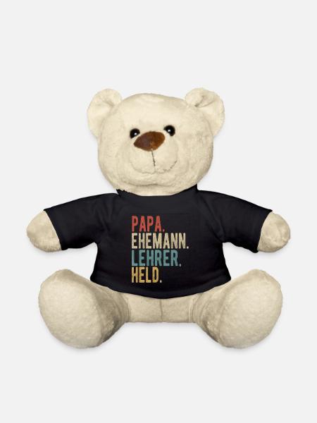 Lehrer Papa Ehemann Held - Teddy - Schwarz