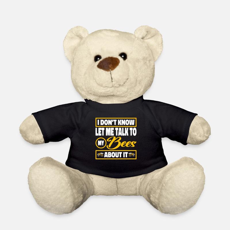 Beekeepers Bees Honey bees Beekeeping - Teddy Bear - black