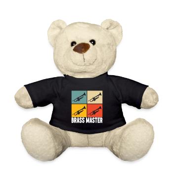 Trompete Trompetenspieler - Teddy - Schwarz - Vorne