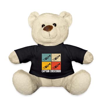 Trompete Trompetenspieler - Teddy - Schwarz - Vorne