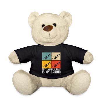 Trompete Trompetenspieler - Teddy - Schwarz - Vorne