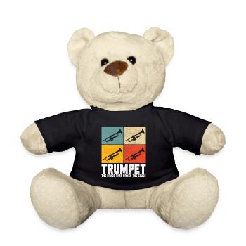 Trompete Trompetenspieler - Teddy - Schwarz - Vorne