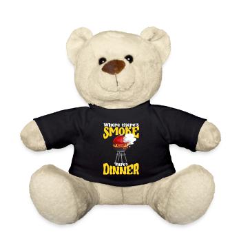 Wo es Rauch gibt, gibt es auch Abendessen BBQ - Teddy - Schwarz - Vorne