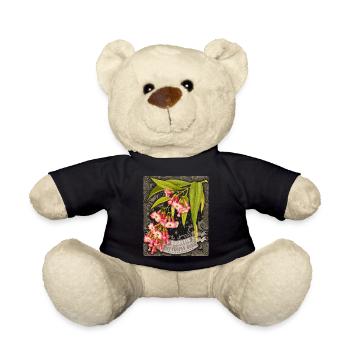 Schmetterlingsflieder alte botanische Illustration - Teddy - Schwarz - Vorne