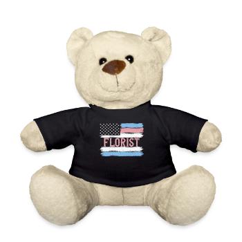 US Pride Gardener Gardening Gift Idea - Teddy - Schwarz - Vorne