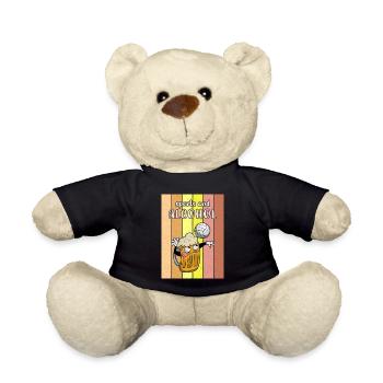 Volleyball Beer Beer Drinker Volleyball Coach - Teddy Bear - black - Front