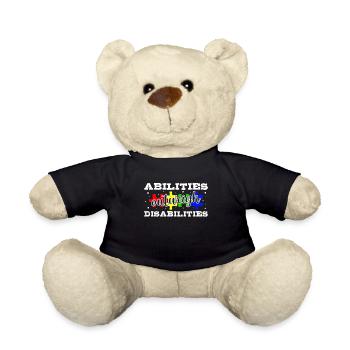Autismus-bewusstsein - Fähigkeiten Überwiegen - Teddy - Schwarz - Vorne