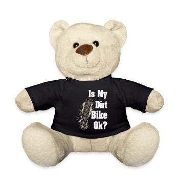 Is my Dirt bike Ok Road Biker - Teddy Bear - black - Front