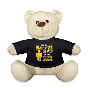 Prothèse robotisée jambe-bras amputée avec jambes - Nounours - noir - Devant
