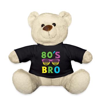 Costume 80s Bro Vintage Retro1980 - Teddy Bear - black - Front