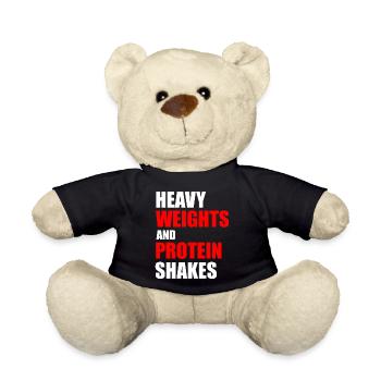 Poids lourds et shakes protéinés - Nounours - noir - Devant