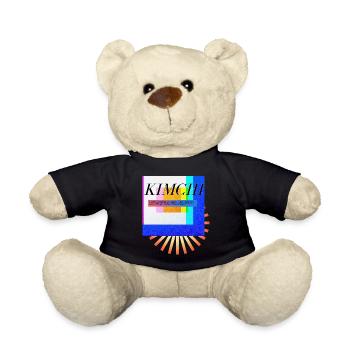 kimchi definition Korean Saying English - Teddy Bear - black - Front