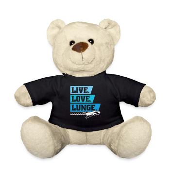 Whale Watching Whale Watching Orca Blue Whale - Teddy Bear - black - Front