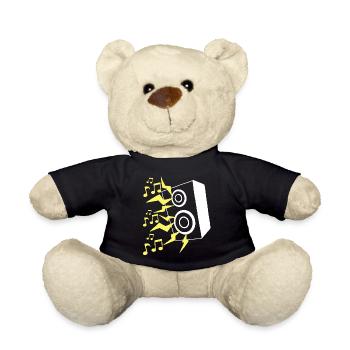 Speaker and music - Teddy Bear - black - Front