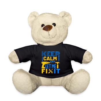 Bleib ruhig und lass es mich selbst reparieren - Teddy - Schwarz - Vorne