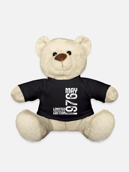 Gift May 1976. Anniversary May 1976. May 1976. - Teddy Bear - black