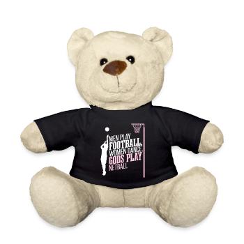 Götter spielen Netball - Teddy - Schwarz - Vorne