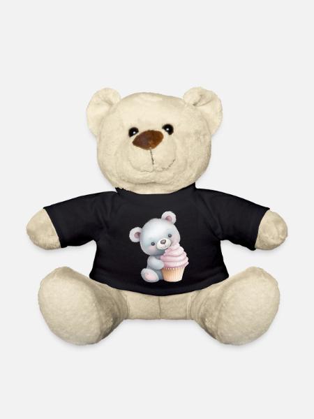 Teddy Bär Cupcake - Teddy - Schwarz