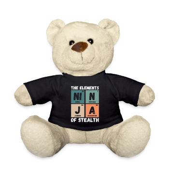 The elements of camouflage - Teddy Bear - black - Front