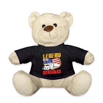 Trucker Legend Of The Road Truclegend Truck Lover - Nounours - noir - Devant
