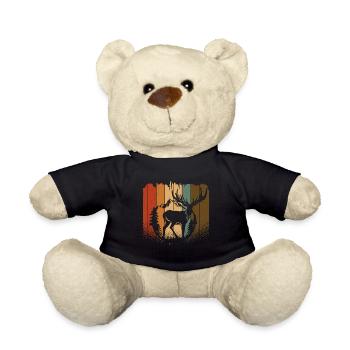 Elk - Teddy Bear - black - Front