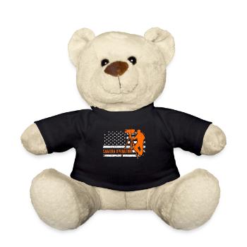 Camera Operator Retro Video Producer Cameraman - Teddy Bear - black - Front