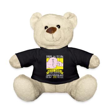 Papa und Sohn - Teddy - Schwarz - Vorne