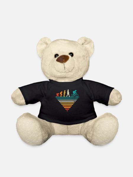 Evolution humaine - Vintage - Nounours - noir
