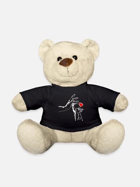 Écureuil Love High Five - Nounours - noir