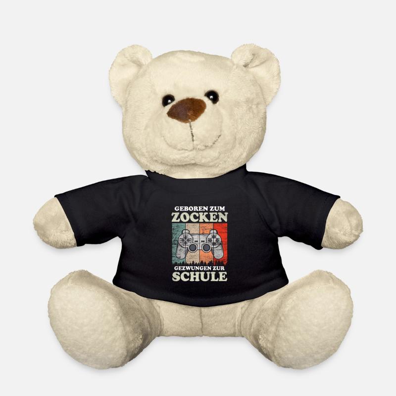 Zocken - Teddy - Schwarz