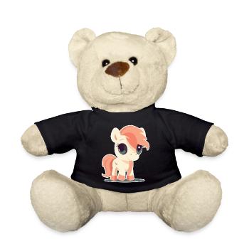 Pony - Teddy Bear - black - Front