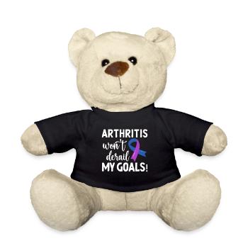 L'arthrite ne m'empêchera pas d'atteindre mes objectifs - Nounours - noir - Devant