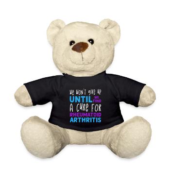 Nous n’abandonnons pas jusqu’à ce que nous trouvions un remède pour - Nounours - noir - Devant