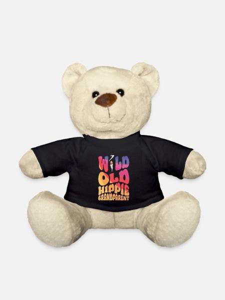 Wild Old Hippie Grandparent - Hippie Kostüm - Teddy - Schwarz