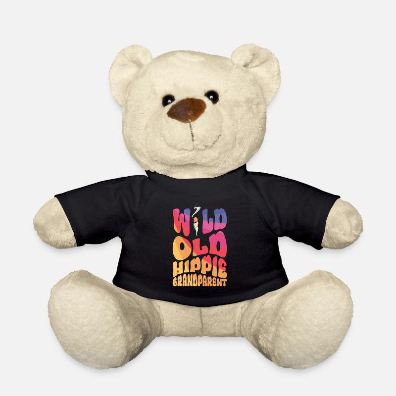 Wild Old Hippie Grandparent - Hippie Kostüm - Teddy - Schwarz